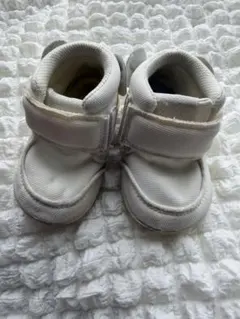 IFME 12cm ホワイト ベビーシューズ