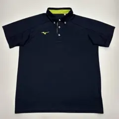 MIZUNO ミズノ　ポロシャツ　ネイビー　メンズ　XLサイズ　ゴルフにも