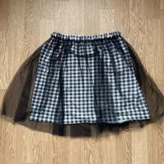 ギンガムチェック　ミニスカート　Lサイズ