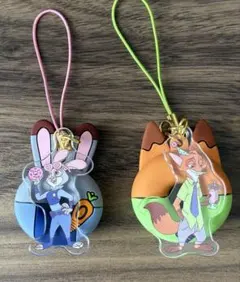 ディズニーストア ズートピア2 シークレットストラップ ニック ・ジュディ