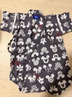 Disney ミッキーマウス 甚平 ロンパース 70-80cm