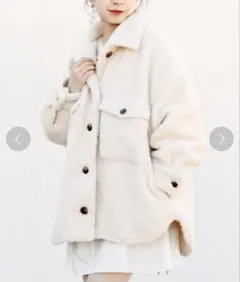 ムートン フリースジャケット