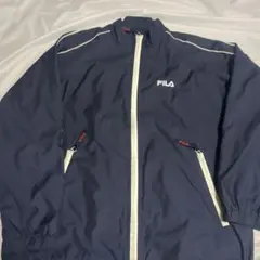 FILA ネイビー ナイロンジャケット