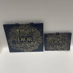 DIOR　ディオール　百貨店　デパコス　限定デザイン　ショップ袋　紙袋　2点