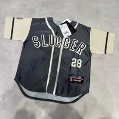 MARKEY'S ベースボールシャツ M(110~120cm) グレー系