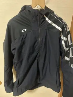 Oakley ネイビー ナイロンジャケット フード付き