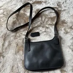 COACH ブラックレザー ポシェット