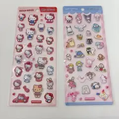 ぷっくりシール　ハローキティ　サンリオキャラクターズ