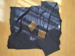 【Paul Smith】【メンズ】 ネイビー ニットセーター M