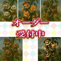 ハンドメイド オーダー受付ページ ♡トランプねこちゃん パネル