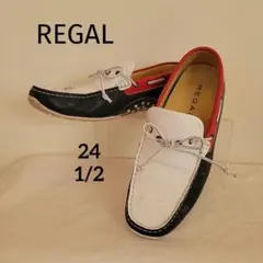 ♥訳あり♥【REGAL】241/2 ドライビングシューズ マルチカラー