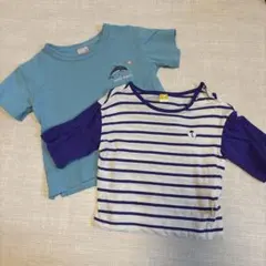petit main moimoln Tシャツ 2枚セット 90cm