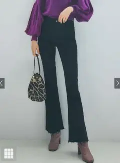 【GRL】フリンジヘムフレアパンツ［gm312］