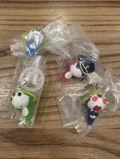 ケロロ軍曹 ちびケロめじるしアクセサリーであります　4点　セミコンプ　ガチャ