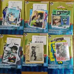 一番くじ 僕のヒーローアカデミア ステッカー セット　6種 セミコンプリート