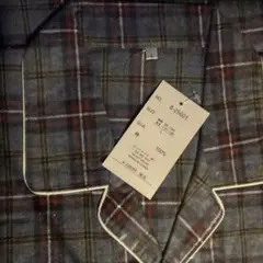 メンズ綿100ネルチェック柄 パジャマ 100%コットンLサイズ