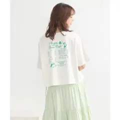 アースミュージックアンドエコロジー Tシャツ アイボリーのサムネイル