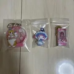 マイメロディー　キーホルダー　3点セット　ガチャ　モフサンド　リカちゃんのサムネイル