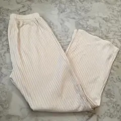 リブワイドパンツ