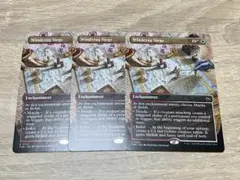 MTG タルキール　強風岩峰の包囲　ボーダーレス　英語　3枚セット