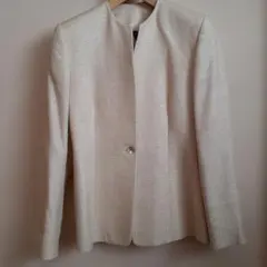 未使用品　ADOLFO DOMINGUEZ ノーカラージャケット　38