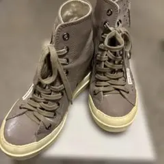 RUCO LINE ハイカット インヒール スニーカー グレーのサムネイル
