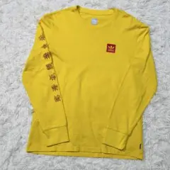 ★美品★ EVISEN×adidas ロンTシャツ 路滑板製造会社