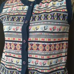 昭和レトロ VINTAGE ノースリーブ ベスト