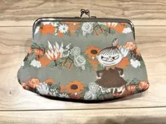 【本日20時まで値下中！MOOMIN(ミイ)】花柄 がま口ポーチ