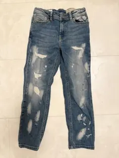 DIESELディーゼル　ダメージストレッチデニムパンツ8Y