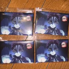 鬼滅の刃 無限列車編 猗窩座 スクエア缶バッジ 4個セット