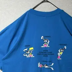 90s USA製 ウサギ コミカル 記念 Tシャツ オーバーサイズ ビンテージ