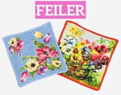✨FEILER✨花柄タオルハンカチ2枚セット