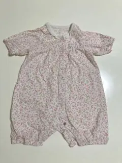 ミキハウス　花柄ロンパース 50-60cm