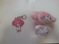 すとぷりサンリオコラボ さとみラバーキーホルダーぬいキー