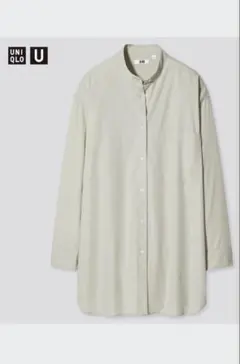 ▪️ユニクロ▪️オーバーサイズシャツ　ライトグリーン