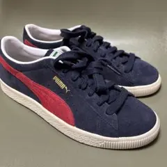 PUMA スウェード VTG ネイビー×レッド