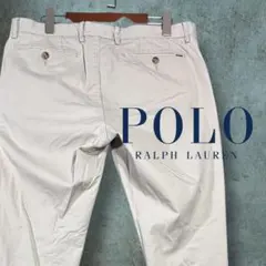 希少デッドストックPoloRalphLaurenラルフローレンチノパンW34古着