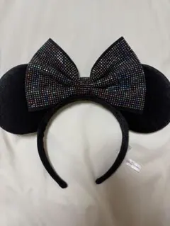 ミニーマウス ビーズ付きカチューシャ