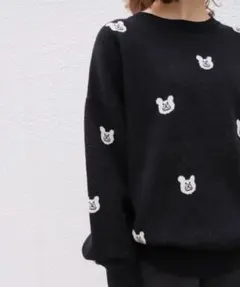 NICE CLAP クマちゃんニットセーターのサムネイル