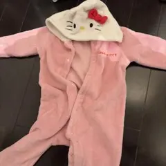 Hello Kitty フード付きロンパース 90