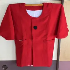 ジャンク品‼️着物　羽織　赤