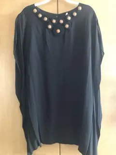 シルクブラックミニドレスのサムネイル