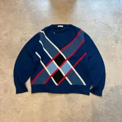90s FIRE BALL ピュア カシミヤ ヴィンテージニット M相当