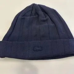 LACOSTE ネイビー 帽 フリーサイズ
