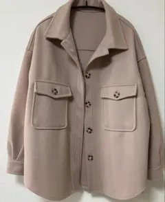 新品タグ付 GRL（グレイル）の「オーバーサイズフェイクウールジャケット　F