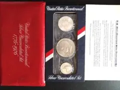 アメリカ 建国200周年記念銀貨セット(1976) - メルカリ