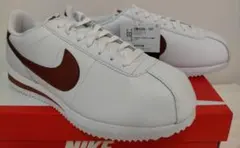 大人の逸品【ホワイトに映えるボルド色/新品】ナイキ コルテッツ レザー 27.0
