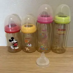 Pigeon❤️哺乳瓶 プラスチック 4本セット240ml 160ml 乳首LL