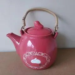 イラスト付き陶器ポット